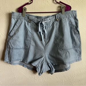 Torrid denim drawstring shorts